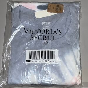 Victoria Secret Pink Button Down Long Sleeve Shirt